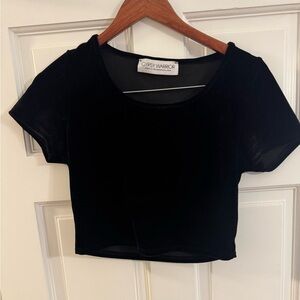 Gypsy Warrior Black Crop Top